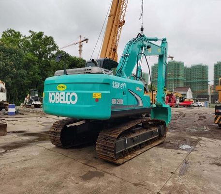 Modello motore Hino Hino J05E Escavatore Kobelco di seconda mano Verde Sk200 Escavatore con potenza di 114kw
