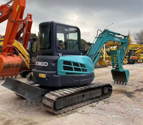 2020 Anno 5260kg Escavatore Kobelco di seconda mano SK55SR con motore Yanmar 4TNV88