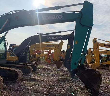 Escavatore a quattro tempi di seconda mano Kobelco SK210LC ricondizionato