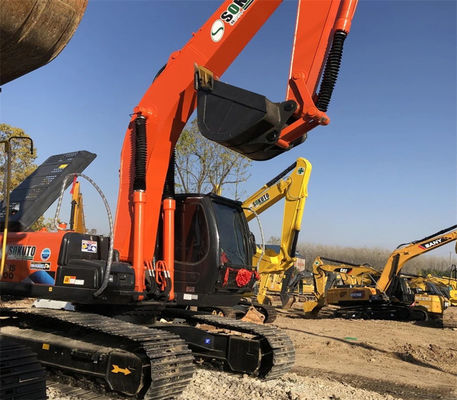 Buone condizioni Usato 19400KG Orange Hitachi Escavatore Zx200 con motore ISUZU AA-6BGIT
