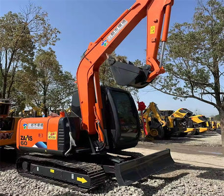 5850 kg di seconda mano Buone condizioni Hitachi ZX60 con 0.22m3 Capacità del secchio Vendita a caldo