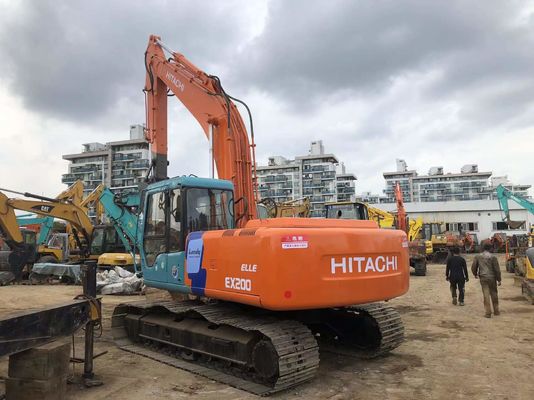 Buone condizioni Usato 19400KG Orange Hitachi Escavatore Zx200 con motore ISUZU AA-6BGIT