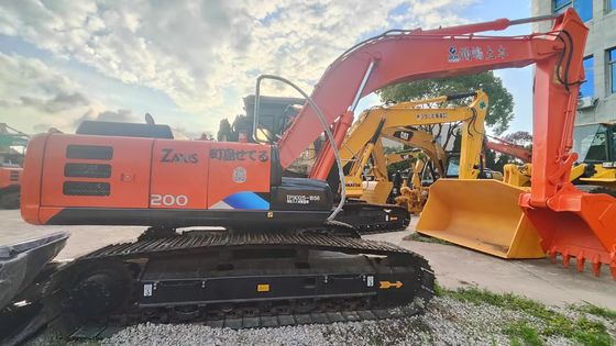 Arancione Buone condizioni 19400KG Usato Hitachi Escavatore Zx200 con 109.6kw di potenza