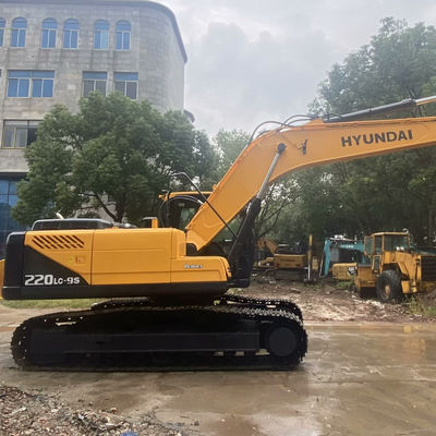 Usato Giallo 2020 Hyundai 220lc-9s originali Crawler Escavatore Scavatore