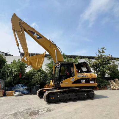Escavatore cingolato idraulico CAT 325C Caterpillar usato per progetti di costruzione