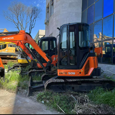 Giappone Originale Hitachi ZX50U-2 Mini Escavatore 3-50 tonnellate Macchine di qualità garantita Crawler di seconda mano Apparecchiature pesanti Motore Motore Corpo di cambio