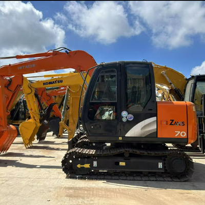 Escavatore usato originale giapponese di alta qualità HITACHI ZX70 Economico Basse ore di lavoro