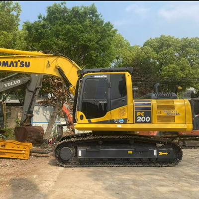 2a mano Komatsu Pc200 Macchinari Crawler idraulico 20 tonnellate Mini escavatori usati