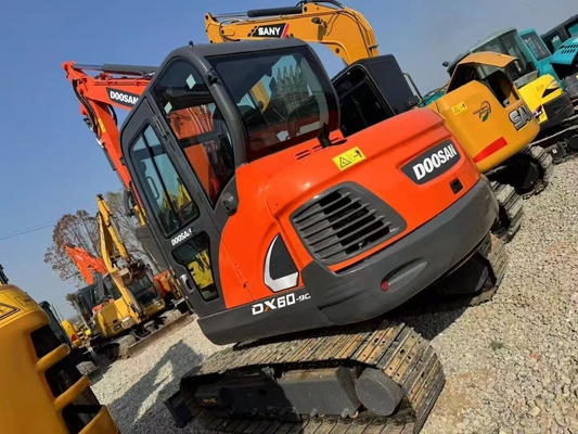 2023 Usato Doosan Dx60 Mini Escavatore Originale Doosan Dx60-9 Dh60 Dx55 Dx60-7 Dx80 Dx75 Usato Doosan 55 60 75 80 in vendita