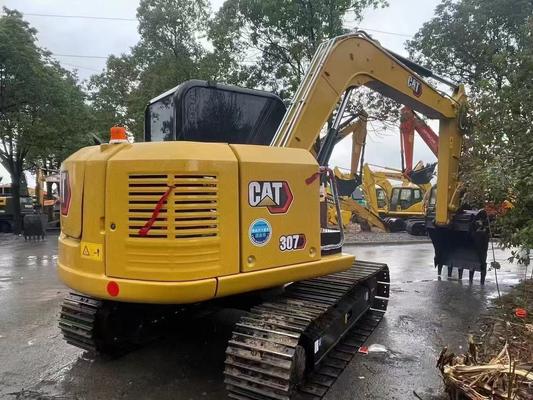 Importato dal Giappone, escavatore usato Caterpillar CAT 307E2, 7 tonnellate di peso operativo, motore Cat C2.6, 1500 ore.