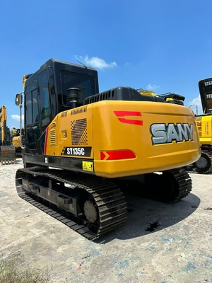 Cina Original Brand Crawler Excavator Excavator Usato Motore di seconda mano Sany 135C 155 125 215 in buone condizioni