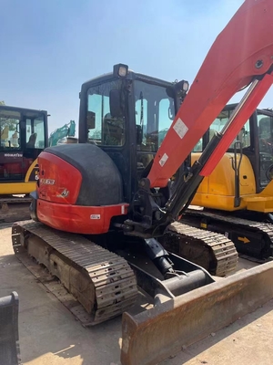 Usato per Mini Escavatore Kubota Kx163 6.3 tonnellate, Bulldozer, Macchina Idraulica Cingolata, Motore Giappone, Mini Escavatore Kubota Kx163 Usato