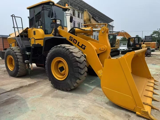 Pala gommata SDLG 956 di fabbricazione cinese usata, con motore e componenti della pompa principali, caricatore frontale LG956L in vendita