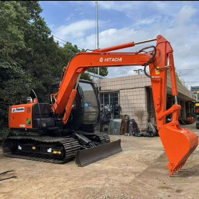 Escavatore cingolato Hitachi EX60 originale giapponese usato, piccolo, 6 tonnellate, in buone condizioni di lavoro in vendita
